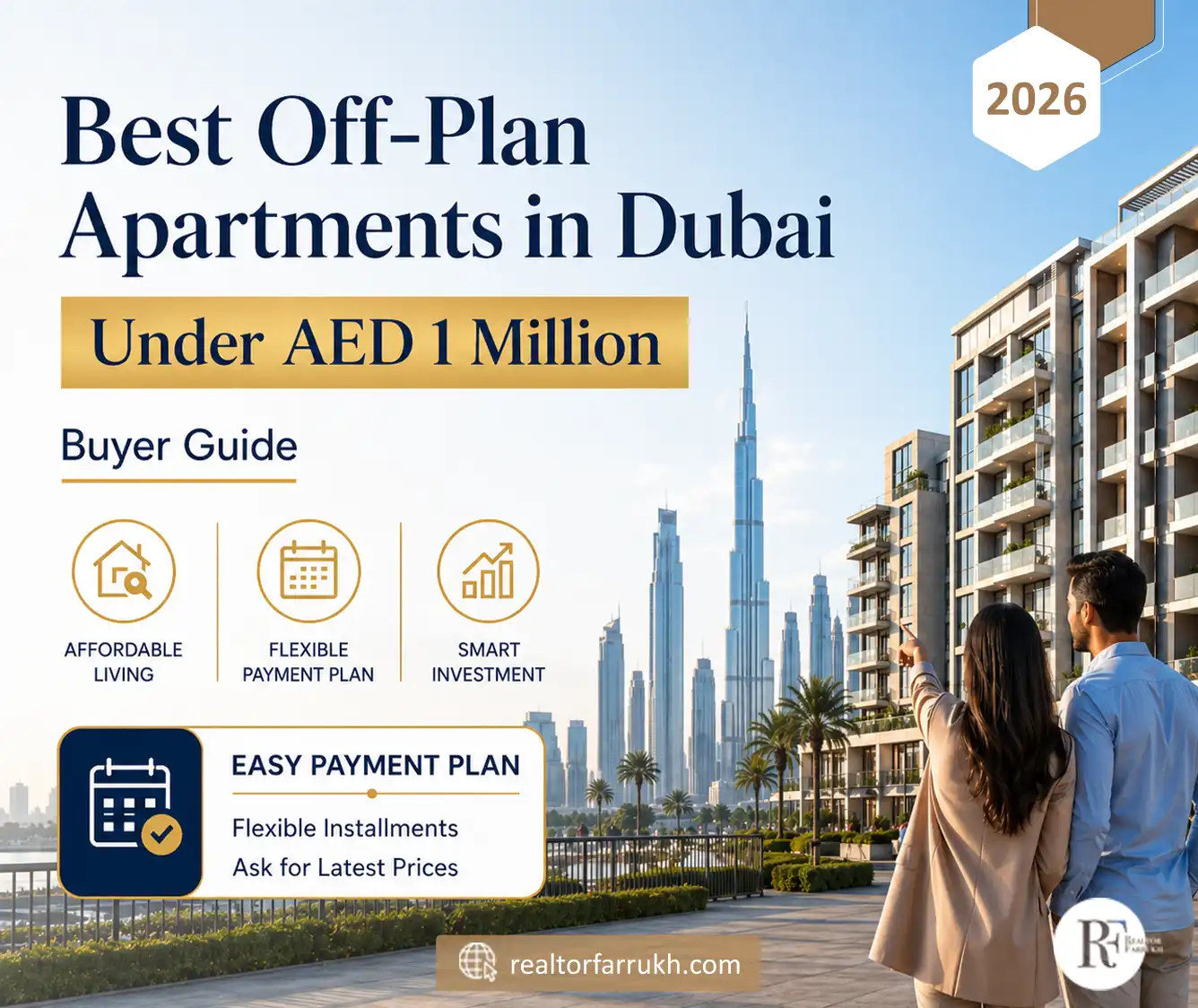 Best Off-Plan Apartments in Dubai Under AED 1 Million