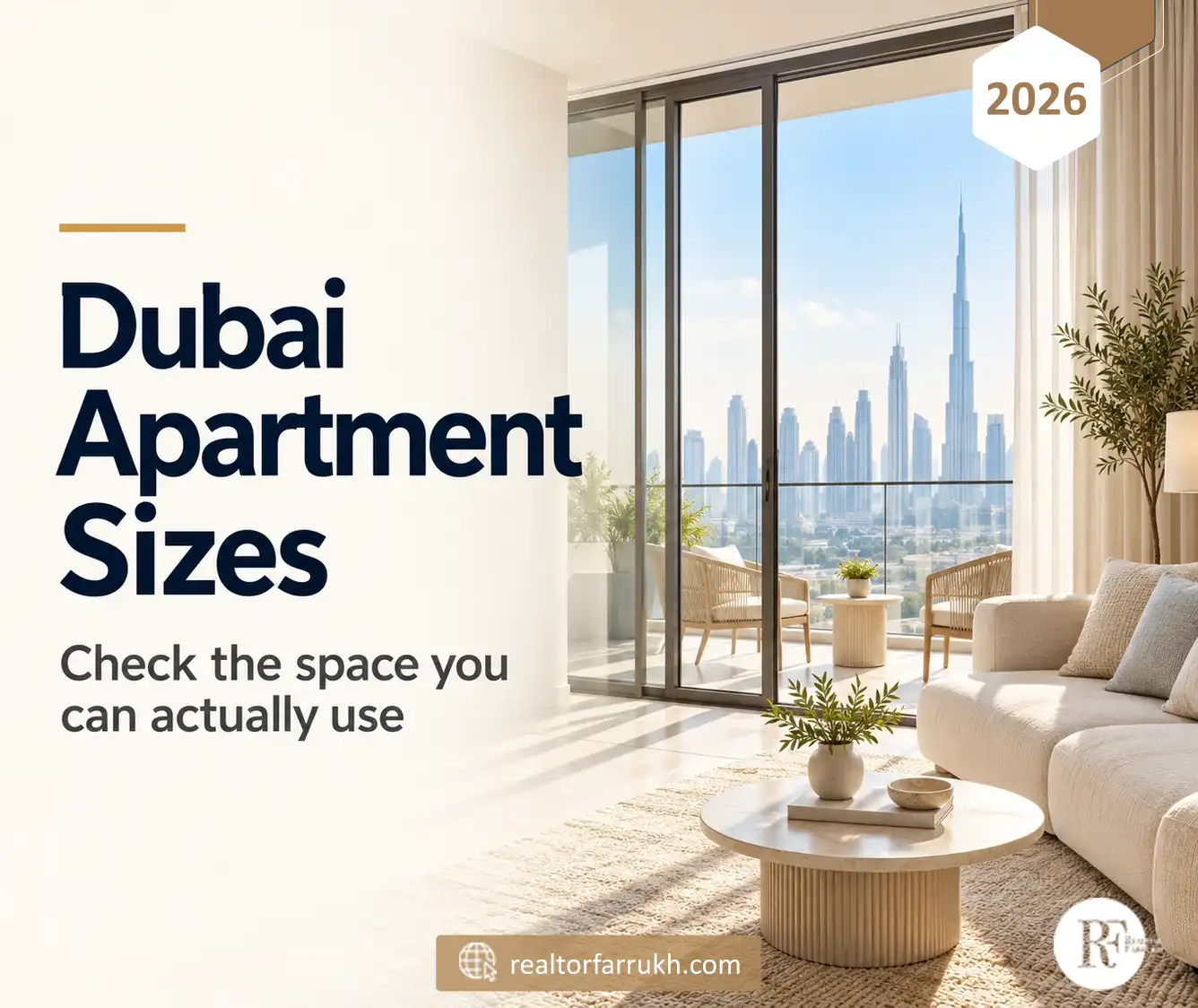 Dubai Apartment Sizes and Usable Space Explained
