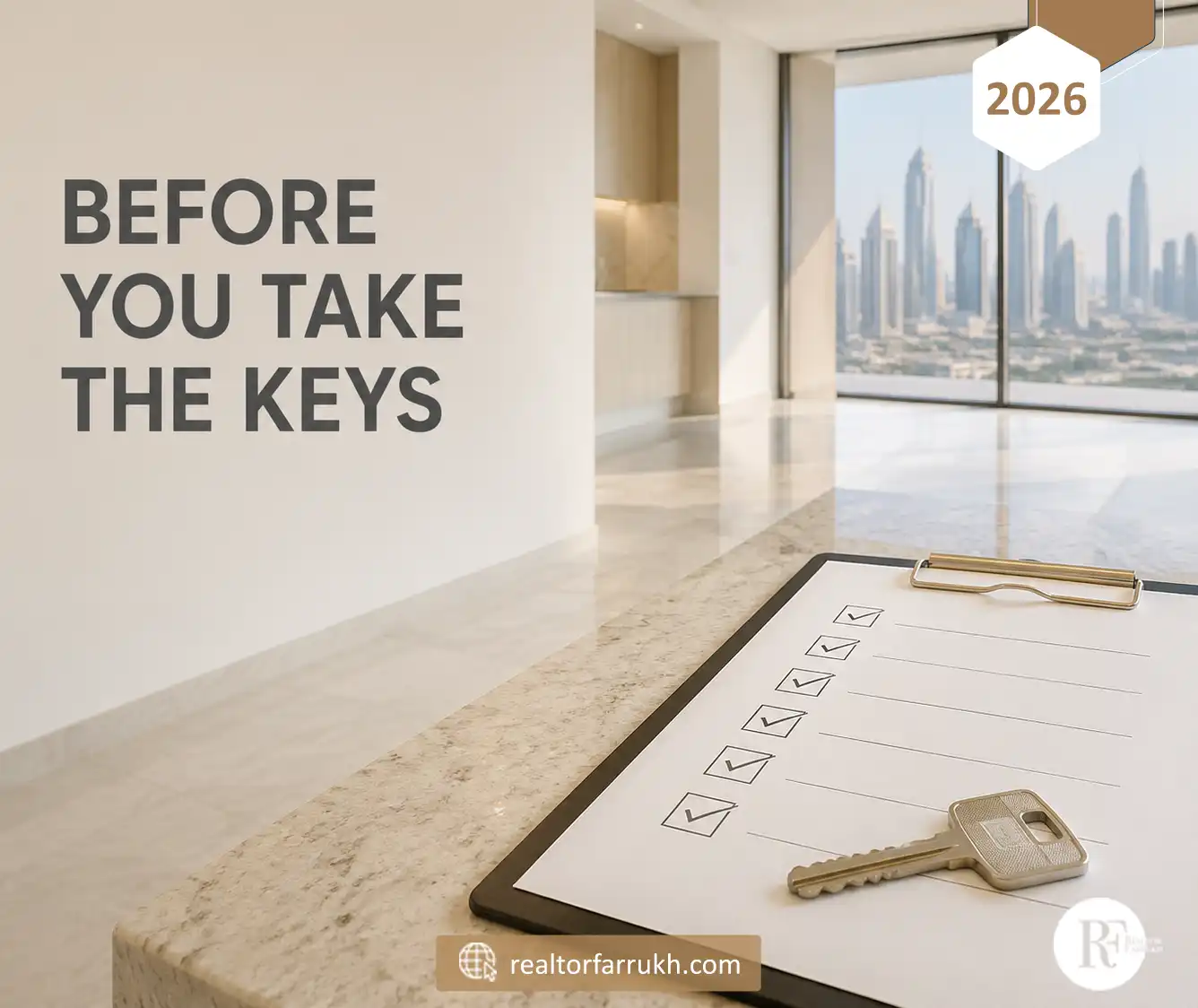 Dubai Off-Plan Handover Checklist