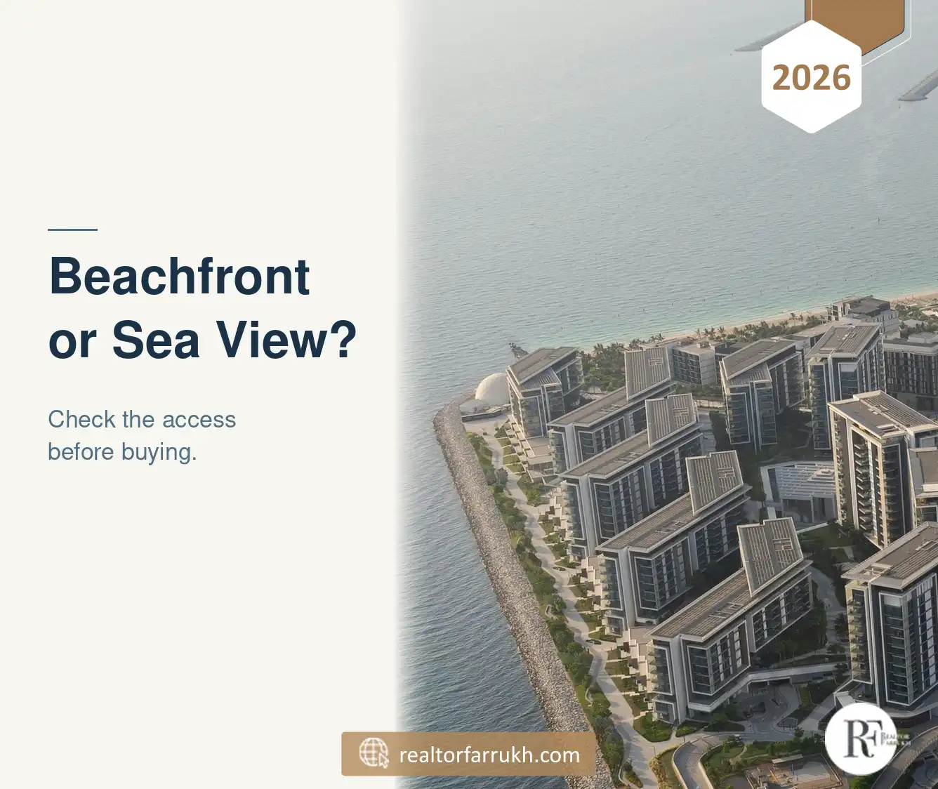 Beachfront vs Sea View Property in Dubai Explained